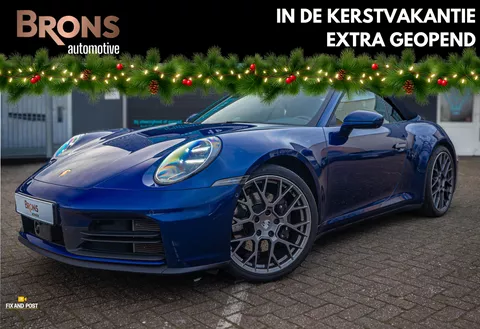 Porsche 911 Cabrio 3.0 Carrera Stoel koeling l Sport uitlaat l Sport Chrome