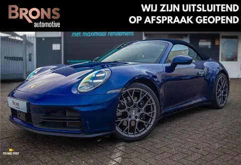 Porsche 911 Cabrio 3.0 Carrera Stoel koeling l Sport uitlaat l Sport Chrome