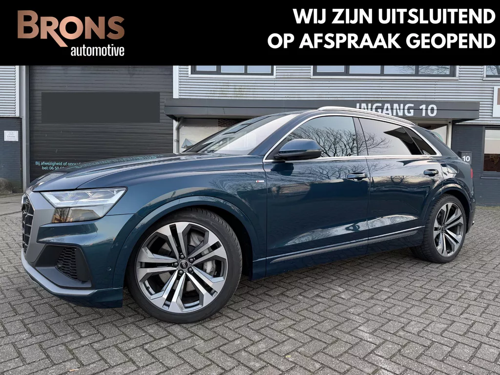 Audi Q8 55 TFSI e quattro Pro Line S-Line interieur l Luchtvering l Trekhaak l winter en zomerset