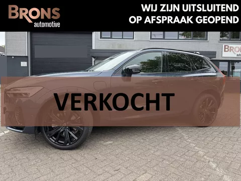 Volvo XC60 2.0 T8 Plug-in hybrid AWD Ultra Dark Facelift model l 21 inc l 360 l stoel verwarming l 455pk